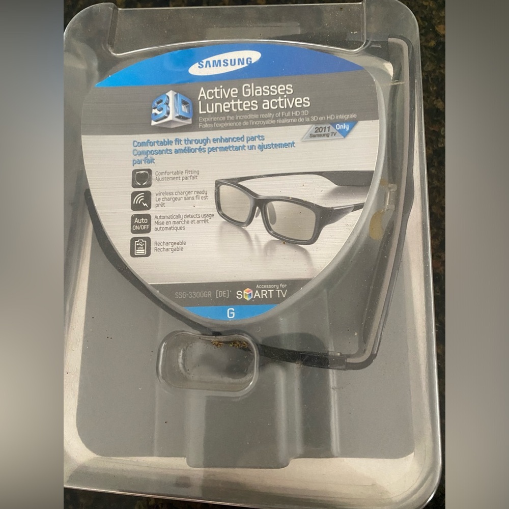 Samsung active glasses.  New never opened